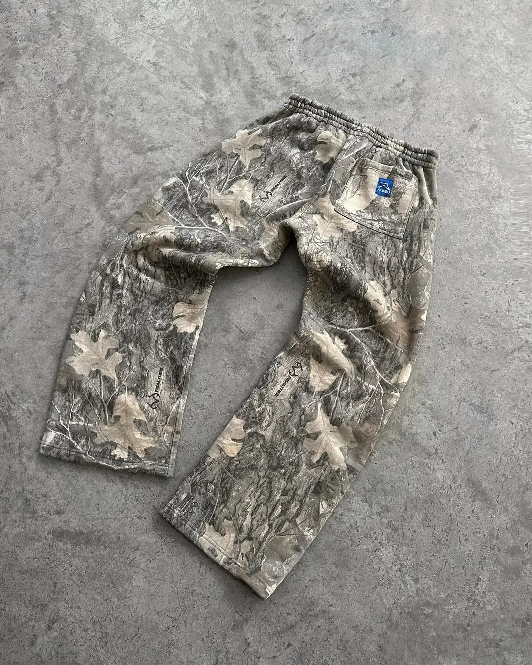 Hiddn Baggy Camo Sweatpants